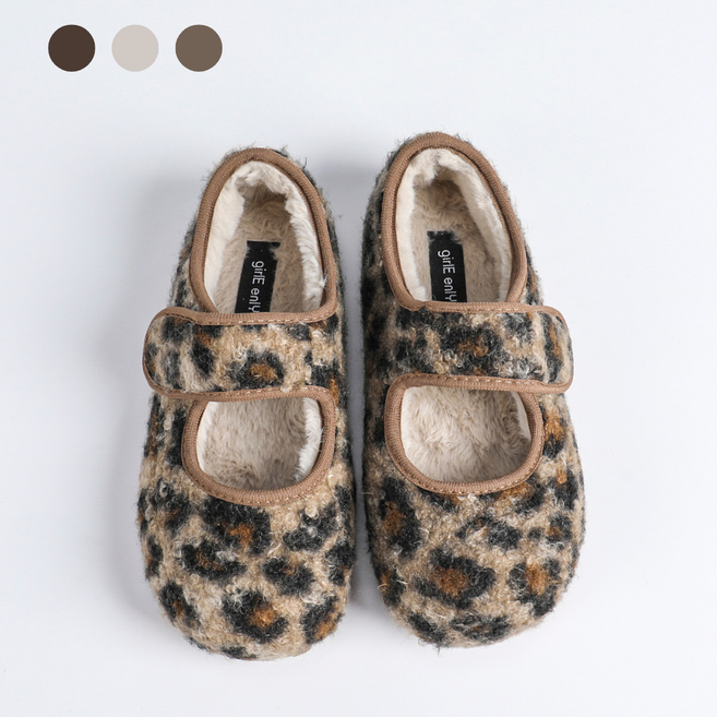 페조 여성 메리제인 플랫슈즈 방한화 털신 PZ-850-FRFL