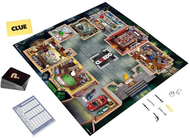 Hasbro Gaming Clue 보드 게임 - 클래식 미스터리