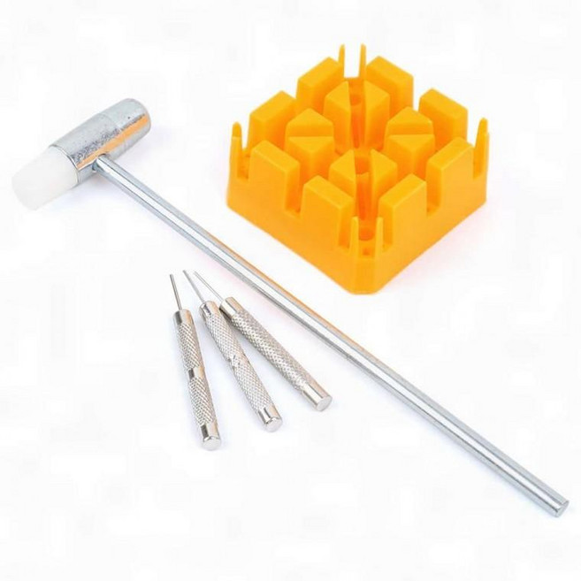 시계줄 사이즈 조절 망치형 핀제거 메탈밴드 수리 교체 공구 수선 도구 시계줄사이즈조절기