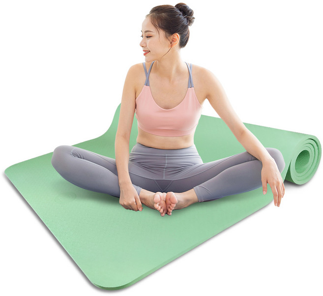 비핏 요가매트 TPE, 올리브그린, 1개
