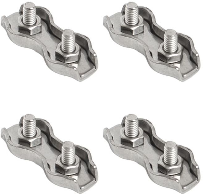 스텐 더블 와이어 클립 3mm, 4개