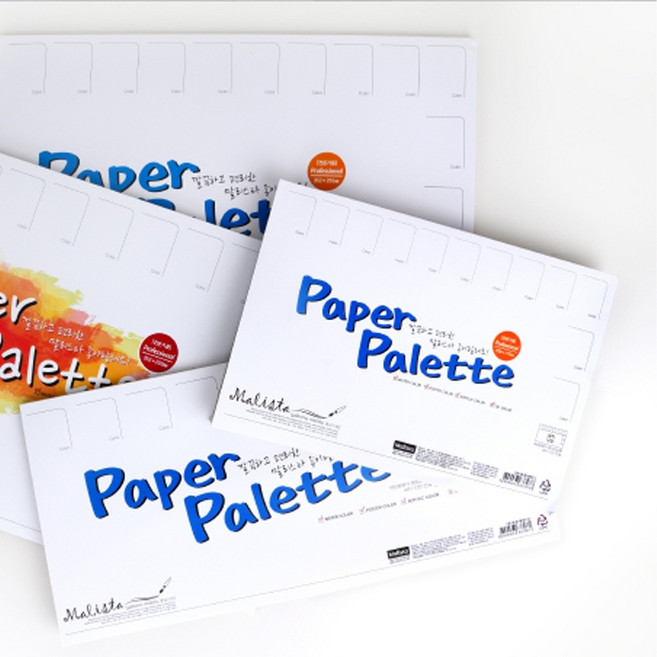말리스타 종이팔레트(중) 20매, 단품