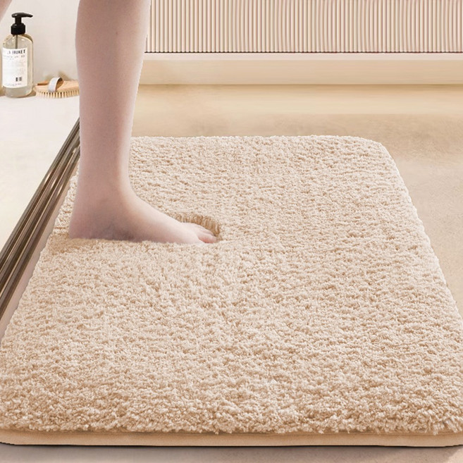 다알리아 빨아쓰는 호텔 발매트 프리미엄 매트, 1개, 베이지