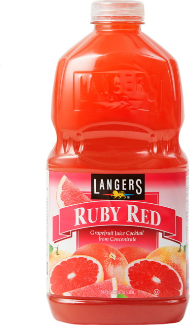 랭거스 루비레드 자몽 주스, 1.89L, 6개