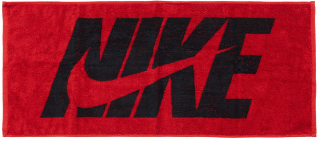 나이키 스포츠타월 스포츠수건 자카드 미디엄, 블랙+화이트, 1개