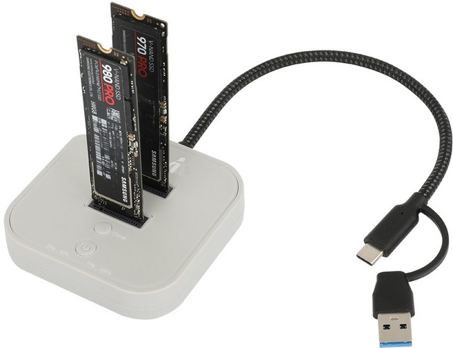 NVMe 복사기 듀얼 도킹스테이션 하드독