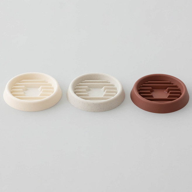 과습방지 화분받침 물받이 받침대 ( 크림 마블 브라운), 1개