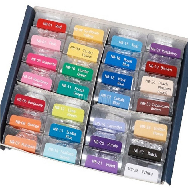 컬러블럭 프리미엄 캔들 염료 28색(낱개) 고체 색소, NB-25, 1개