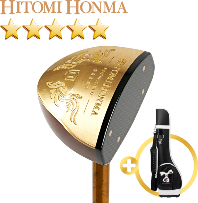 [2026년형] 협회공인인증 히토미혼마 5스타 파크골프채 PRIME GOLD+엠유하프백, 83cm, 엠유 하프백 그레이