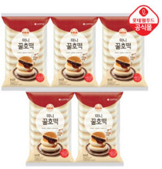 롯데웰푸드 기린 꿀호떡 400g 5개