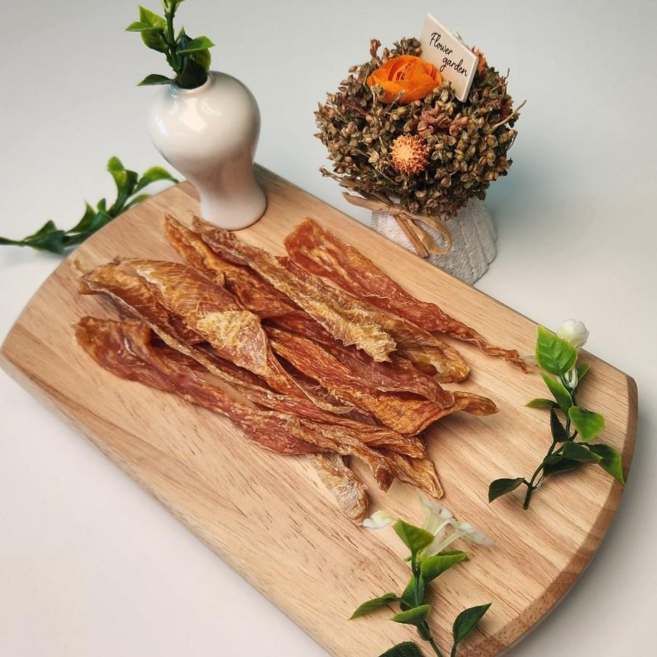 [기호성 보장] 댕댕보감 반려견 100% 국내산 프리미엄 수제간식 9종, 닭가슴살스틱, 150g, 1개