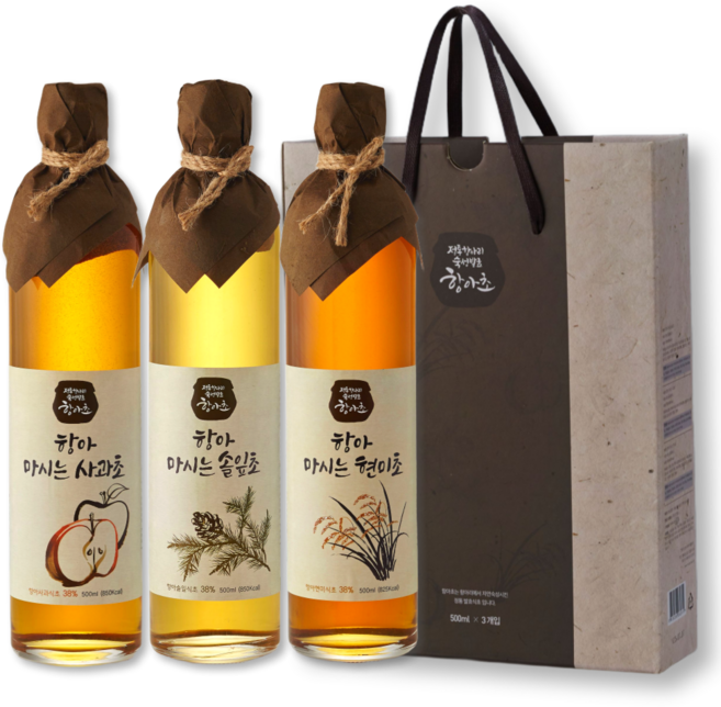 항아초 항아 마시는 사과초 솔잎초 현미초 세트, 1개, 1.5L