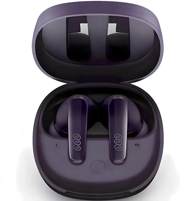 QCY T13 X 스터닝 사운드 블루투스 이어폰, 퍼플, BH23QT26A
