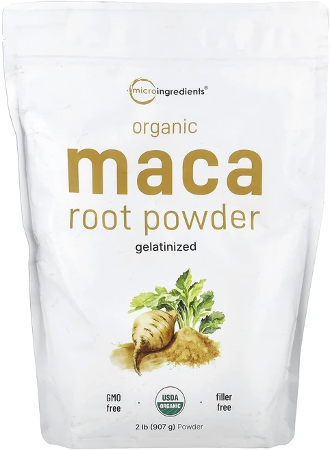 Micro Ingredients 유기농 마카 뿌리 분말 907g(2lb), MicroIngredients유기농마카뿌리분말907g2, 907g, 1개 - 쿠팡