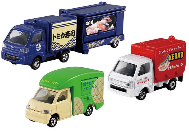 TOMICA小汽車 日式食物餐車組, 1個, Multi-color