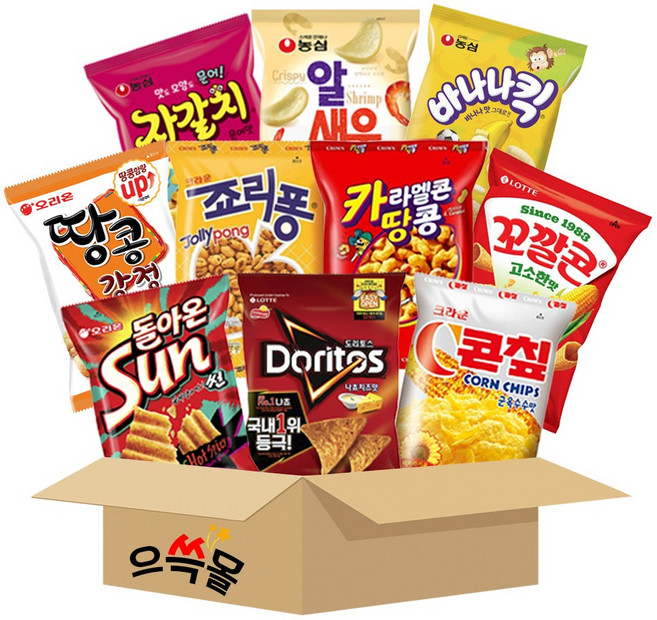 인기과자 종합선물세트, 1세트, 10종1호