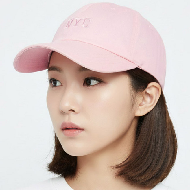 베이직엠 여름 워터파크 볼캡 베이직 NYC 자수 러닝 방수모자