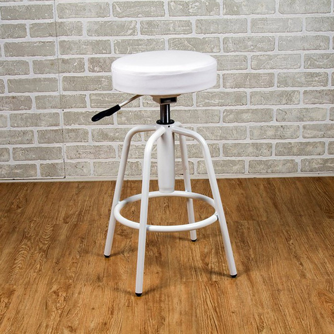 Tasteful 特斯屋 日式吧台椅 升降椅 白色 MIT台灣製【6817-WH】, 1個