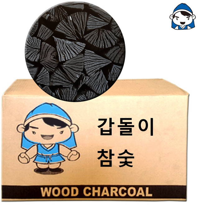 갑돌이 바베큐 3단 참숯, 20kg, 4개
