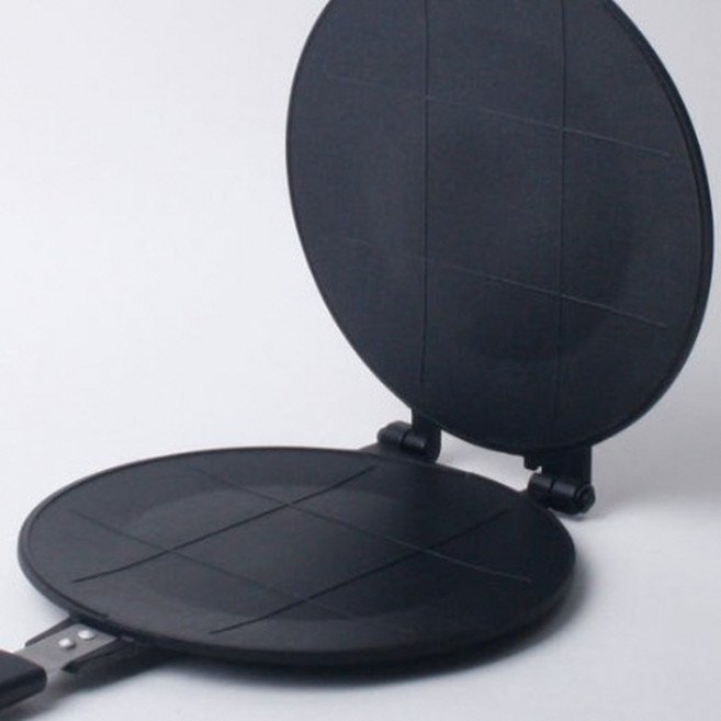 동우 원형 누룽지 양면팬 신형 가마솥 누룽지 와플 오징어 쥐포 구이판 간식팬, 1개