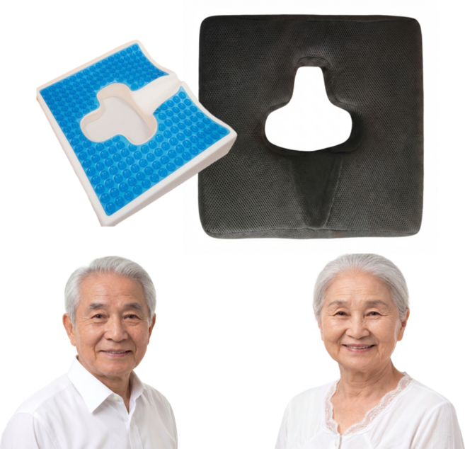 바디워커 꼬리뼈 휠체어 쿠션 방석 자세변환용구, 1개