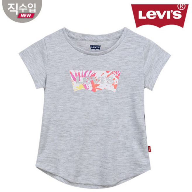 리바이스 키즈 여아배트윙 티셔츠 반팔 L VNM11ATS68 키즈