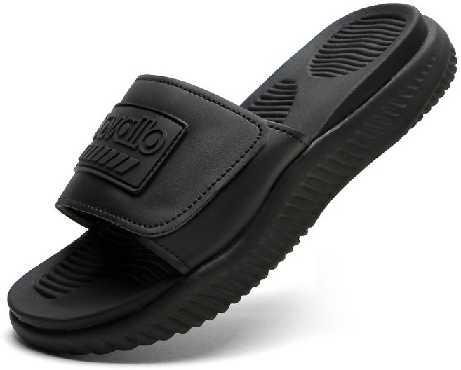 까발로 남녀공용 리커버리 롤링 국내제작 키높이 빅사이즈 벨크로 슬리퍼 이중쿠션 슬라이드 CA034