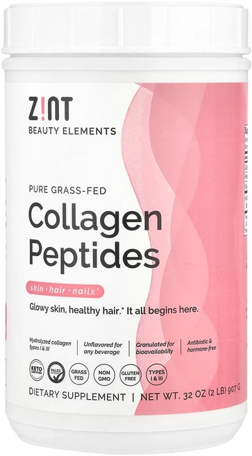 Zint 순수 목초 사육 콜라겐 펩타이드 무맛 용기 907g(32oz) Zint (진트), Zint, 순수 목초 사육 콜라겐 펩타이드, 무맛, 용, 907g, 1개 - 쿠팡