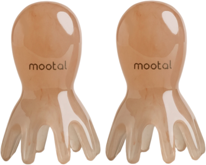 무탈 두피괄사 머리 승모근 지압 마사지기 1+1, 딥크림1개 + 딥크림1개, 2개