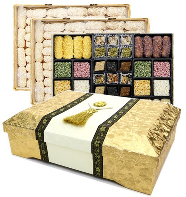 천만송이 고향한과 종합 선물세트 특대 + 보자기, 800g, 1세트