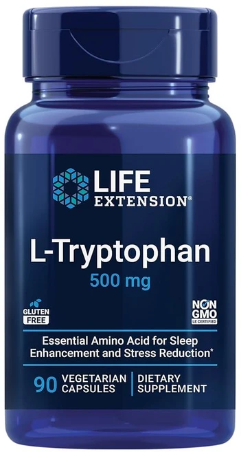 라이프익스텐션 L-트립토판 500mg 캡슐 90정_161677, 라이프익스텐션 L-트립토판 500mg 캡슐 90정_16, 1개 - 쿠팡