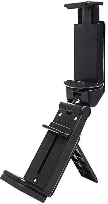 비행기용 스마트폰 거치대 휴대용 여행 스탠드 책상 비행 접이식 조정 가능한 회전 셀카 보유 기차 좌석 스, 01 Black