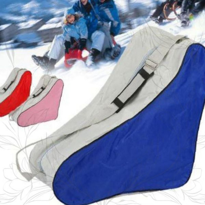 스키부츠 보관가방 겨울스포츠 신발케이스 방수 휴대용 수납백, 1개, 블루 BL07086