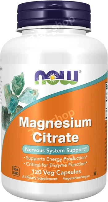 나우푸드 마그네슘 시트레이트 NOW citrate 120정, 1개 - 쿠팡