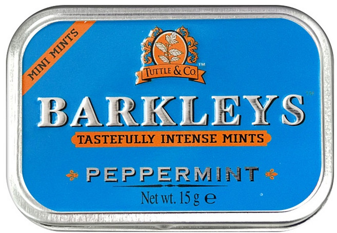 [목이뻥] 독일 무설탕 쿨링 캔디 사탕 페퍼민트, 12개, 15g