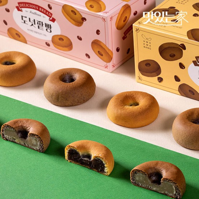 화과방 도넛밤빵 도넛팥빵 1+1 만쥬 어르신간식 한식디저트 간식선물