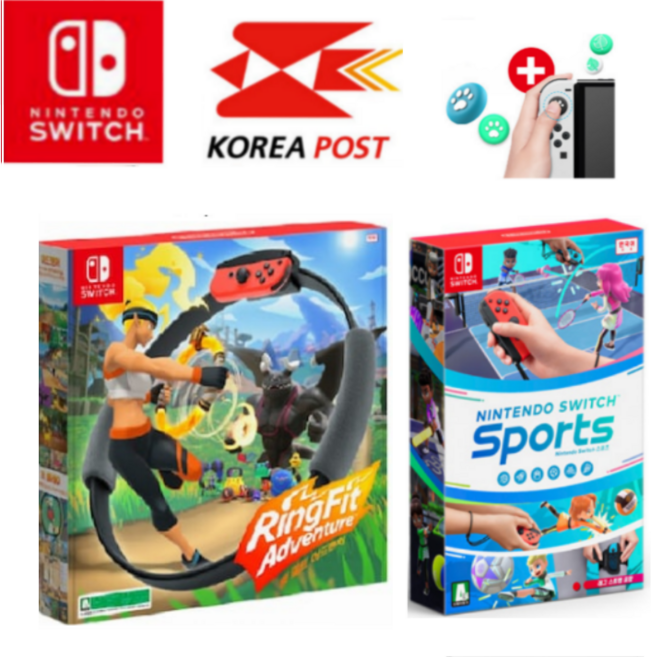 닌텐도스위치 링 피트 어드밴처 한글판, 링 피트 어드벤처+닌텐도 스위치 스포츠+조이콘 악세사리