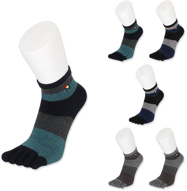 아놀드파마 남성용 빅링글 단목 발가락양말 6켤레 AP5195