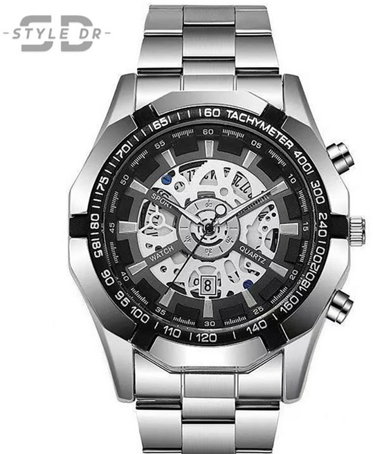 스타일닥터 남성 클래식 스포츠 메탈 시계 생활용 방수 남자친구 선물용