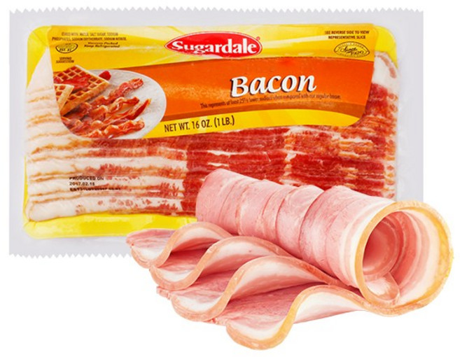 [봉슐랭초이스] 슈가데일 베이컨 454g, 1개