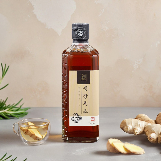 현경태 명인 생강흑초 420ml, 1개