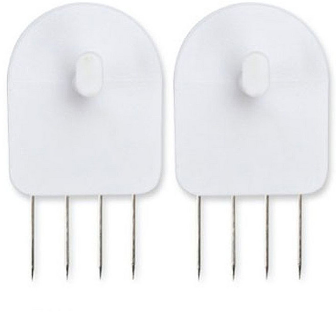 벽지핀 꽂이 핀 2P 무타공 시계 별걸이 후크 고리 코텍 (7263)