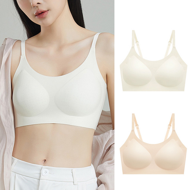 SAHINER 심리스브라 노와이어 패드일체형브라 2종 세트 NY06