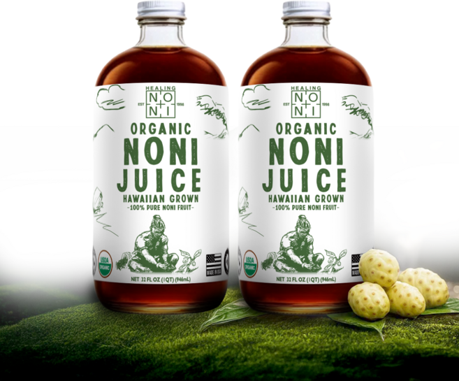 유기농 노니주스 100% NFC 하와이 노니 착즙 원액, 2개, 946ml