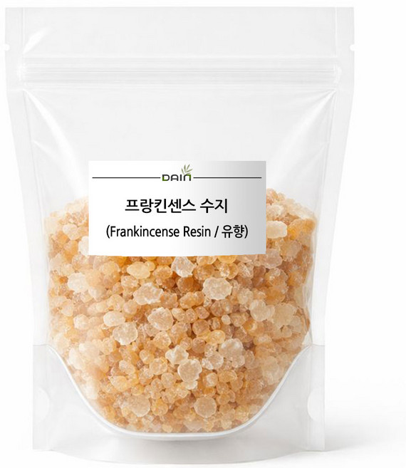 [다인] 프랑킨센스 수지(Frankincense Resin/유향) - 보스웰리아차 원물, 500g, 1개