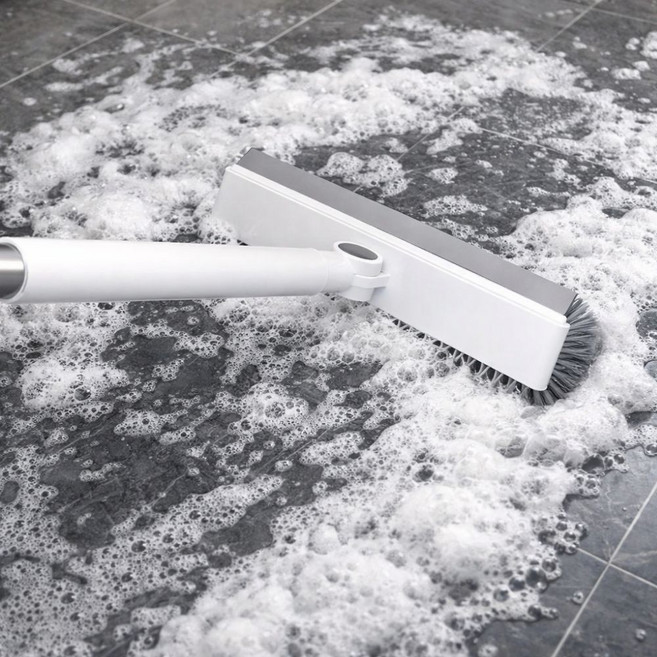 펄픽스 빈틈없는 올인원 욕실 바닥 청소솔, 1개, 소프트화이트