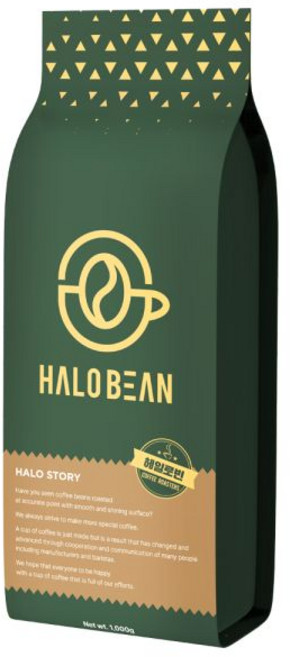 헤일로빈 베트남 로부스타 블루드래곤 G1 커피 원두, 홀빈(분쇄안함)