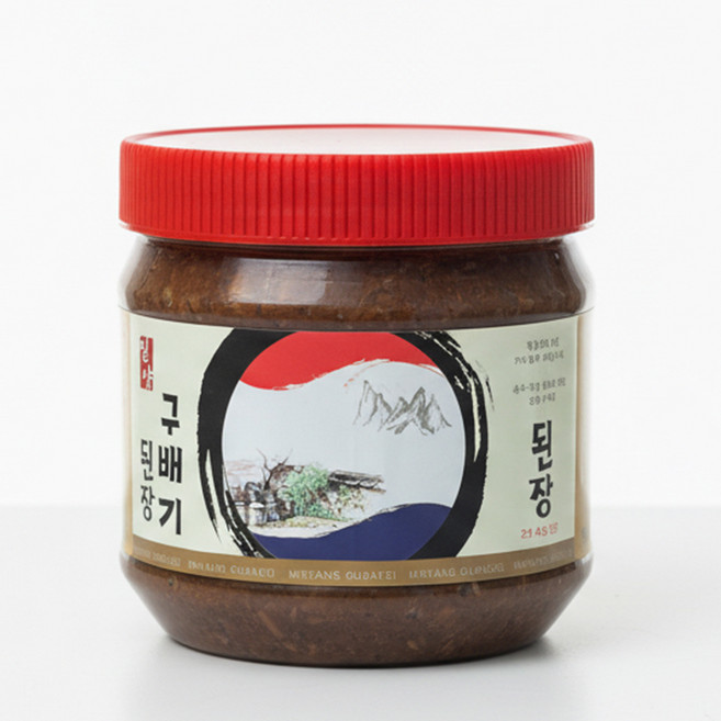 밀양 구배기 집된장 3년숙성 1kg 국산콩 전통 재래식 시골 된장, 1개