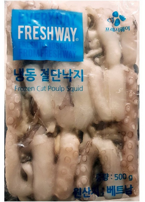 냉동 절단낙지 500g(M) | 소라 업소용식자재, 1개
