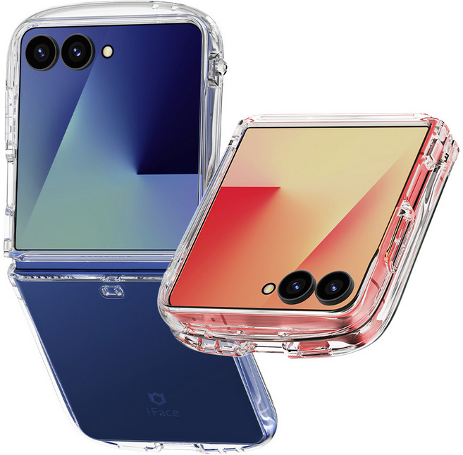 아이페이스 갤럭시 Z 플립7 룩인 클리어 하이브리드 투명슬림케이스